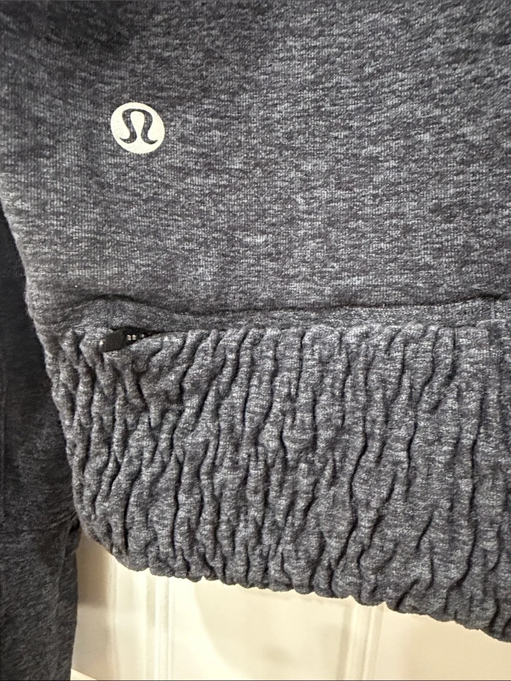 EUC lululemon athletica Navy Lead The Pack Hoodie